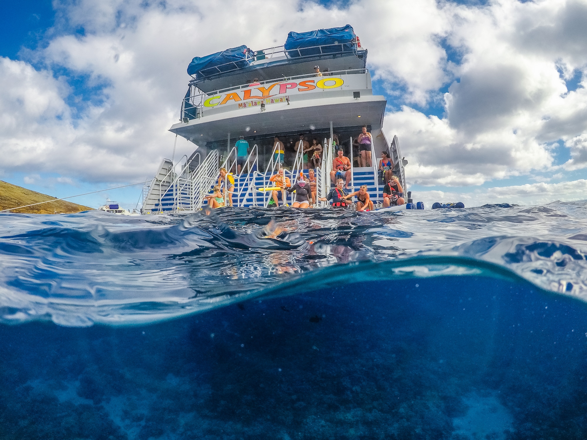 Calypso Snorkeling Molokini Water Entry