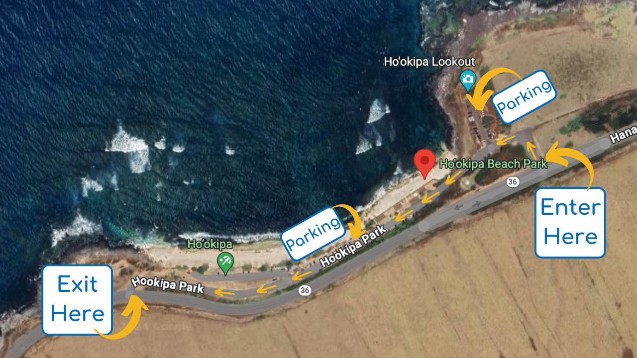Hookipa Access and Parking