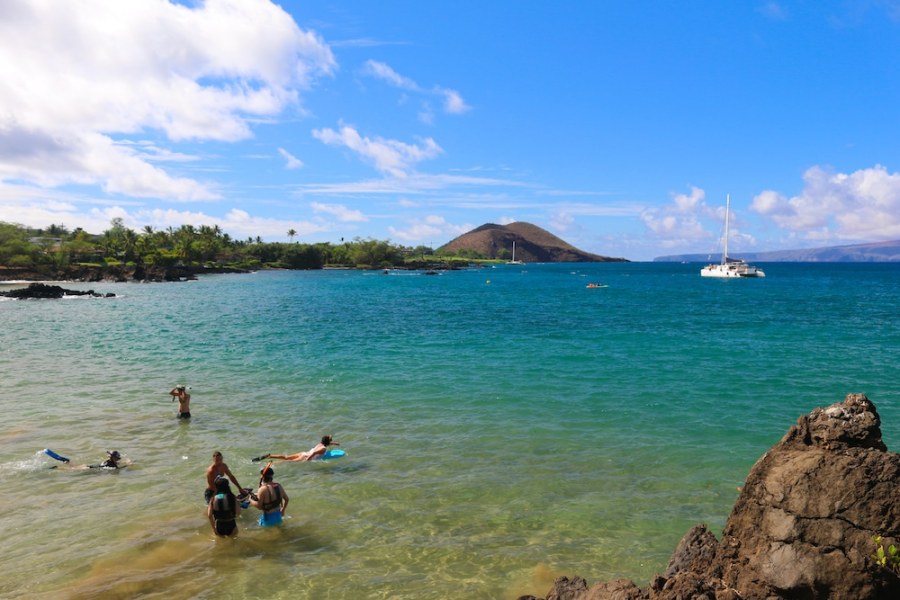 Snorkeling at Makena Landing