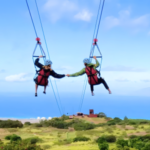 Mauis Longest and Only All-Dual Zipline Adventure - Kapalua Zipline - 6 Line Course - Book Maui Activities at Auntie Snorkel
