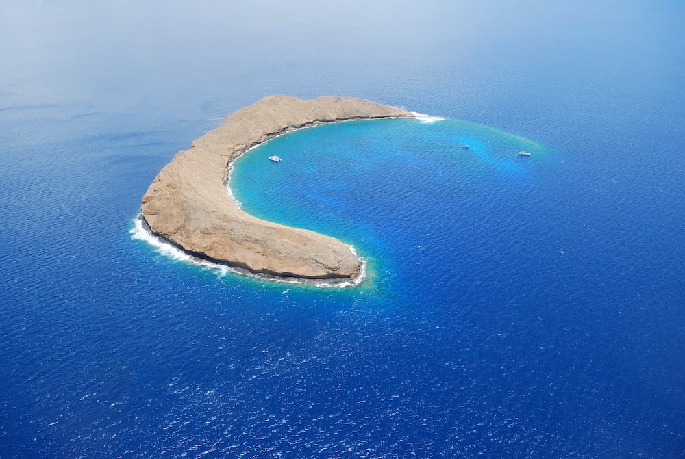 Molokini Crater from Above