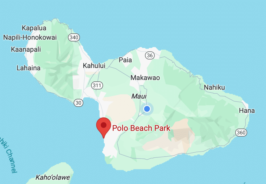 Polo Beach Map