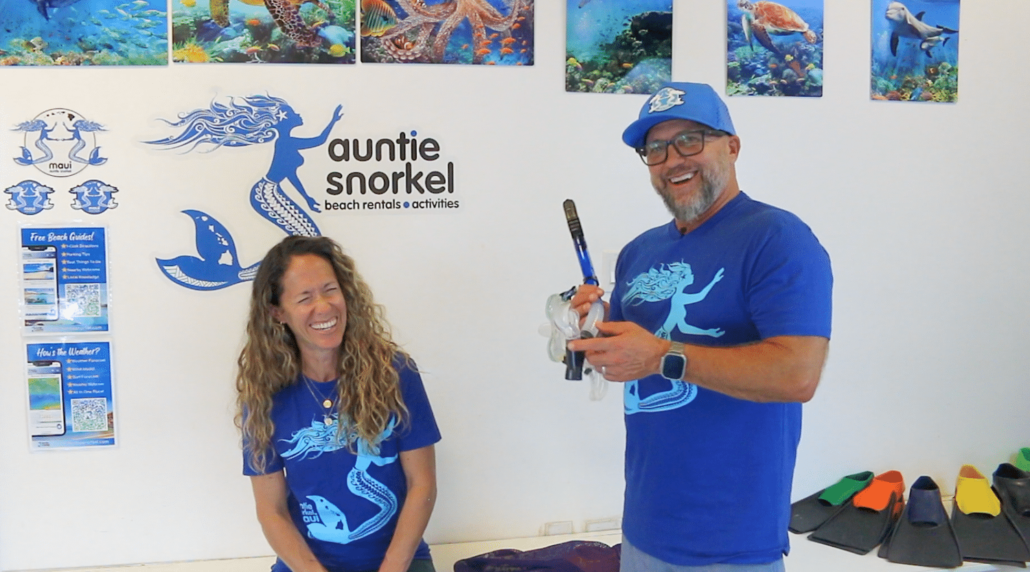 Scott Bringing Laughs with Snorkel 101