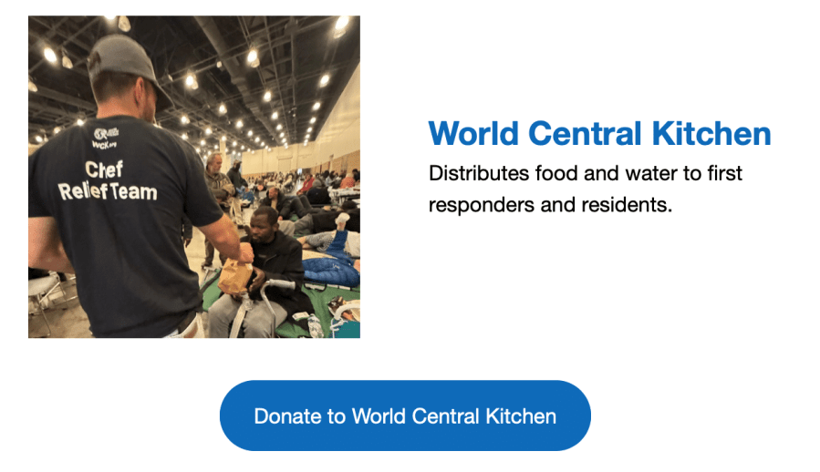 Donate to World Central Kitchen