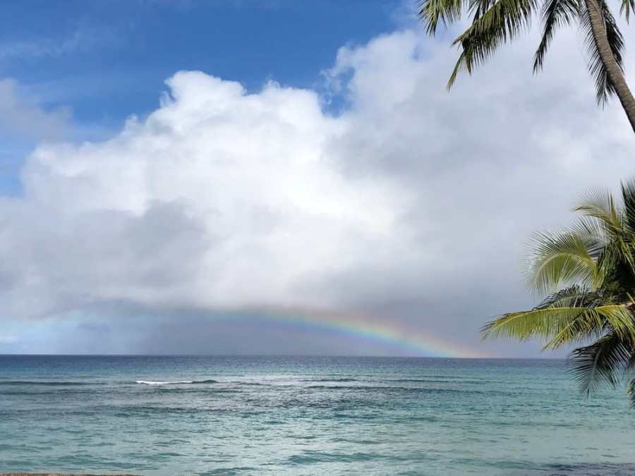 Rainbow off the coast of Maui